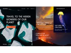 Дизайн сайта для тур агенства