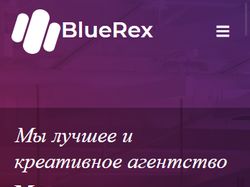 Адаптивный сайт "BlueRex" на бутстрап 4.