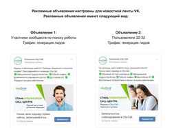 Таргетинг для аутсорсингового call-центра ВК