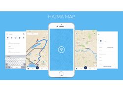 HajMa Map - навигационное приложение.