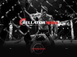 Design concept — BELLATOR MMA App