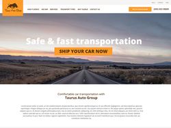 Создание сайта для Taurus Auto Group