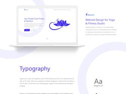 Website Design for Yoga & Fitness Studio