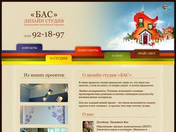 Дизайн сайта ДС «БАС»