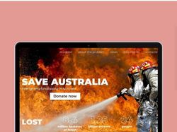 Дизайн сайта "Save Australia"