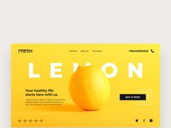 Концепт сайта лимонов
