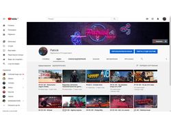 Шапка для YouTube