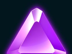 Иконка пурпурный кристалл
