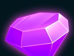 Иконка фиолетовый кристалл