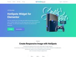 landing page for widget