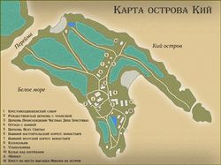 Старинная карта.