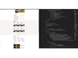 Вёрстка сайта(HTML&CSS, JS)