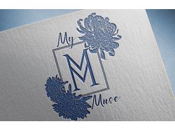 My muse, студия маникюра. Логотип, визитка