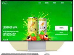 HTML-верстка Реклама напитка (Португалия)