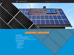 Solar веб сайт на Laravel