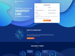 Дизайн Smartestlink для "ClickDealer"