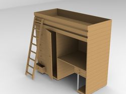 Детский шкаф-кровать-стол