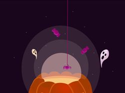 Тыква Хэллоуин иллюстрация вектор