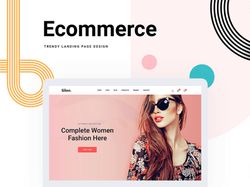 Готовый PSD-макет для E-Commerce сайта