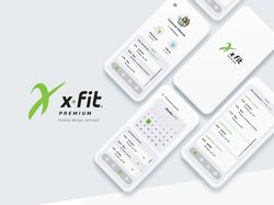 редизайн приложения XFit