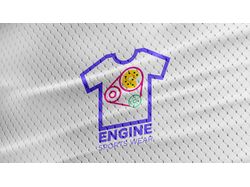 лого для бренда спортивной одежды Engine