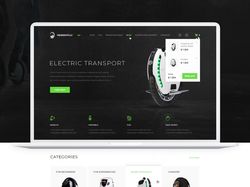 Online store of electric transport