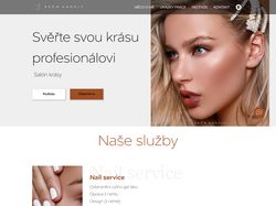 Сайт для салона красоты в Чехии