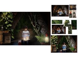 Создание коллажа из фотографий в Adobe Photoshop