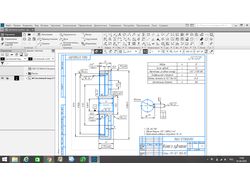 Зубчатое колесо, деталировка.