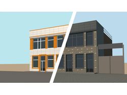 Facade design 3d