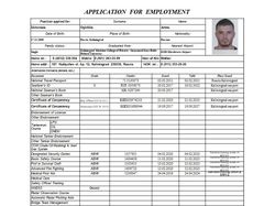 My application