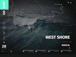 Адаптивный Landing page Go Surf