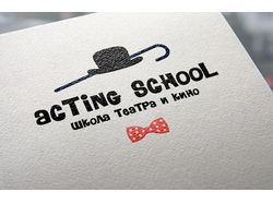 Логотип для школы театра и кин