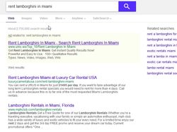 Продвижение сайта по аренде авто на территории США