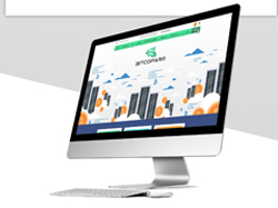 Дизайн сайта для компании BITCOFARM