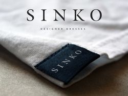 Логотип для дома дизайнерский платьев «SINKO»