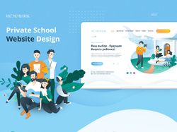School Website Design / Illustrations