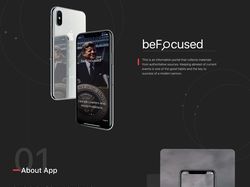 Mobile App "News portal «BeFocused»"