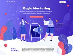 Промо-сайт для компании Beylo (Дизайн и маркетинг)