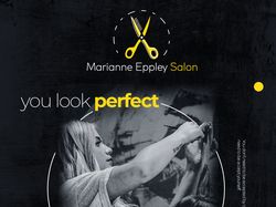 Рекламная страница для парикмахерской