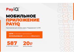Таргетированная реклама в ВК "Прил. PayQi"