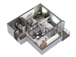 3d планы квартир