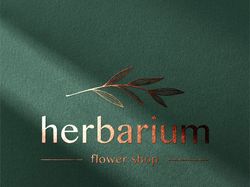 Логотип для магазина цветом Herbarium
