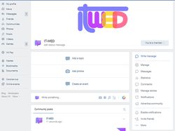 Оформление группы Вк для компании IT-WED
