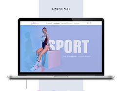 Дизайн сайта-визитки бренда купальников Yulia