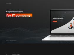 Site for IT Company