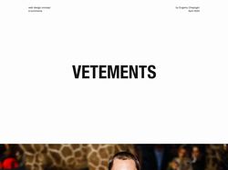 Vetements redesign concept