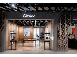 Popup корнер Cartier в Шереметьево