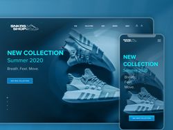 Сайт магазина спортивной обуви