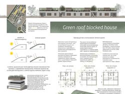Конкурсный проект дома с зеленой кровлей